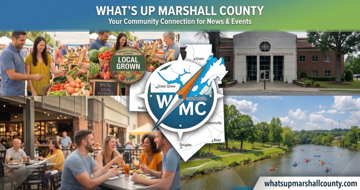 What's Up Marshall County local events and business directory